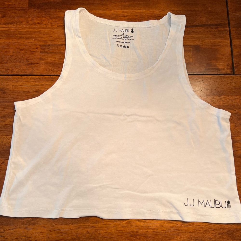 JJ Malibu cropped tank top.